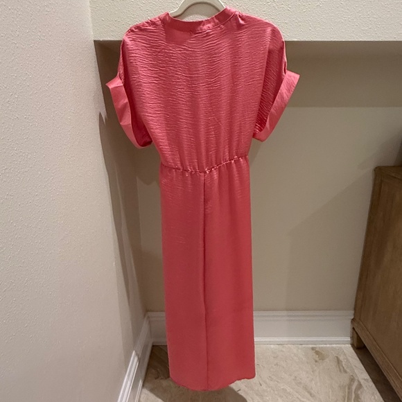 NWT Steve Madden Tori Satin Collar Kimono Midi Tie-Waist Midi Dress (Size S) - Picture 8 of 9